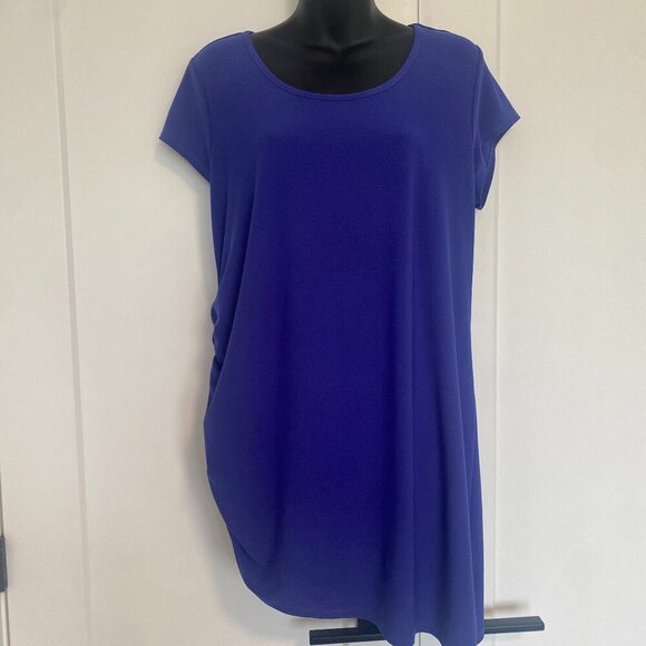 Stork & Babe Dresses & Skirts - Stork & Babe Ruched Short Tee Dress Maternity Size XL